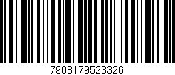 Código de barras (EAN, GTIN, SKU, ISBN): '7908179523326'