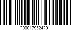 Código de barras (EAN, GTIN, SKU, ISBN): '7908179524781'