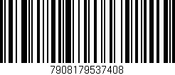 Código de barras (EAN, GTIN, SKU, ISBN): '7908179537408'