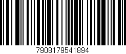 Código de barras (EAN, GTIN, SKU, ISBN): '7908179541894'