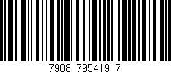 Código de barras (EAN, GTIN, SKU, ISBN): '7908179541917'