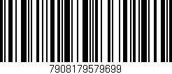Código de barras (EAN, GTIN, SKU, ISBN): '7908179579699'