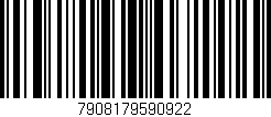 Código de barras (EAN, GTIN, SKU, ISBN): '7908179590922'