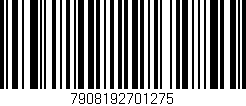 Código de barras (EAN, GTIN, SKU, ISBN): '7908192701275'