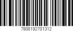 Código de barras (EAN, GTIN, SKU, ISBN): '7908192701312'