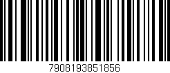 Código de barras (EAN, GTIN, SKU, ISBN): '7908193851856'