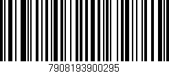Código de barras (EAN, GTIN, SKU, ISBN): '7908193900295'