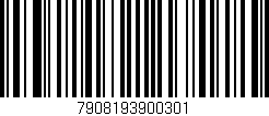 Código de barras (EAN, GTIN, SKU, ISBN): '7908193900301'