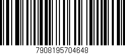 Código de barras (EAN, GTIN, SKU, ISBN): '7908195704648'