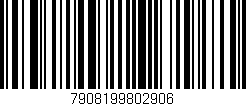 Código de barras (EAN, GTIN, SKU, ISBN): '7908199802906'
