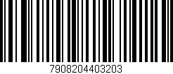 Código de barras (EAN, GTIN, SKU, ISBN): '7908204403203'