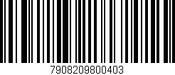 Código de barras (EAN, GTIN, SKU, ISBN): '7908209800403'