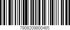 Código de barras (EAN, GTIN, SKU, ISBN): '7908209800465'