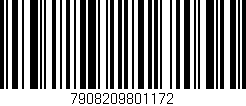 Código de barras (EAN, GTIN, SKU, ISBN): '7908209801172'