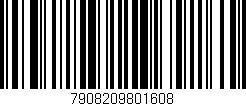 Código de barras (EAN, GTIN, SKU, ISBN): '7908209801608'