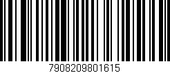 Código de barras (EAN, GTIN, SKU, ISBN): '7908209801615'
