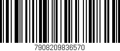Código de barras (EAN, GTIN, SKU, ISBN): '7908209836570'