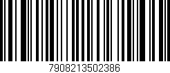 Código de barras (EAN, GTIN, SKU, ISBN): '7908213502386'