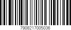 Código de barras (EAN, GTIN, SKU, ISBN): '7908217005036'
