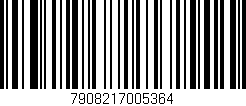 Código de barras (EAN, GTIN, SKU, ISBN): '7908217005364'
