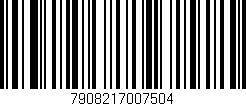 Código de barras (EAN, GTIN, SKU, ISBN): '7908217007504'