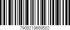 Código de barras (EAN, GTIN, SKU, ISBN): '7908219669502'
