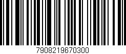 Código de barras (EAN, GTIN, SKU, ISBN): '7908219670300'