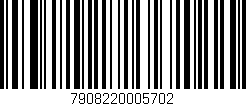 Código de barras (EAN, GTIN, SKU, ISBN): '7908220005702'