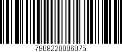 Código de barras (EAN, GTIN, SKU, ISBN): '7908220006075'