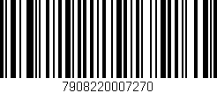 Código de barras (EAN, GTIN, SKU, ISBN): '7908220007270'