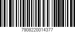 Código de barras (EAN, GTIN, SKU, ISBN): '7908220014377'