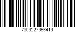 Código de barras (EAN, GTIN, SKU, ISBN): '7908227356418'