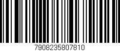 Código de barras (EAN, GTIN, SKU, ISBN): '7908235807810'