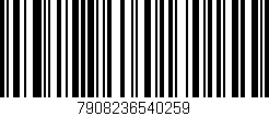 Código de barras (EAN, GTIN, SKU, ISBN): '7908236540259'