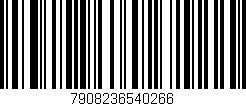 Código de barras (EAN, GTIN, SKU, ISBN): '7908236540266'