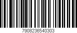 Código de barras (EAN, GTIN, SKU, ISBN): '7908236540303'