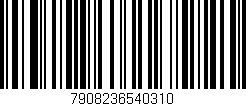 Código de barras (EAN, GTIN, SKU, ISBN): '7908236540310'