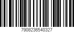 Código de barras (EAN, GTIN, SKU, ISBN): '7908236540327'