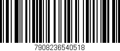 Código de barras (EAN, GTIN, SKU, ISBN): '7908236540518'