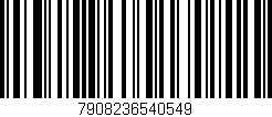 Código de barras (EAN, GTIN, SKU, ISBN): '7908236540549'