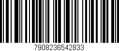 Código de barras (EAN, GTIN, SKU, ISBN): '7908236542833'