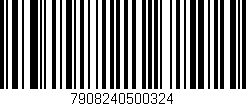 Código de barras (EAN, GTIN, SKU, ISBN): '7908240500324'