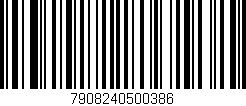 Código de barras (EAN, GTIN, SKU, ISBN): '7908240500386'