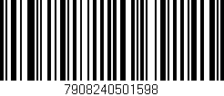 Código de barras (EAN, GTIN, SKU, ISBN): '7908240501598'