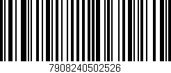 Código de barras (EAN, GTIN, SKU, ISBN): '7908240502526'
