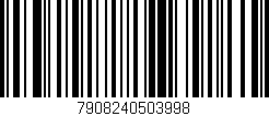 Código de barras (EAN, GTIN, SKU, ISBN): '7908240503998'