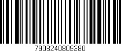 Código de barras (EAN, GTIN, SKU, ISBN): '7908240809380'