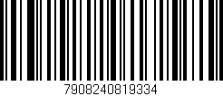Código de barras (EAN, GTIN, SKU, ISBN): '7908240819334'