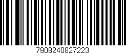 Código de barras (EAN, GTIN, SKU, ISBN): '7908240827223'