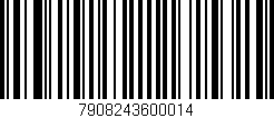 Código de barras (EAN, GTIN, SKU, ISBN): '7908243600014'